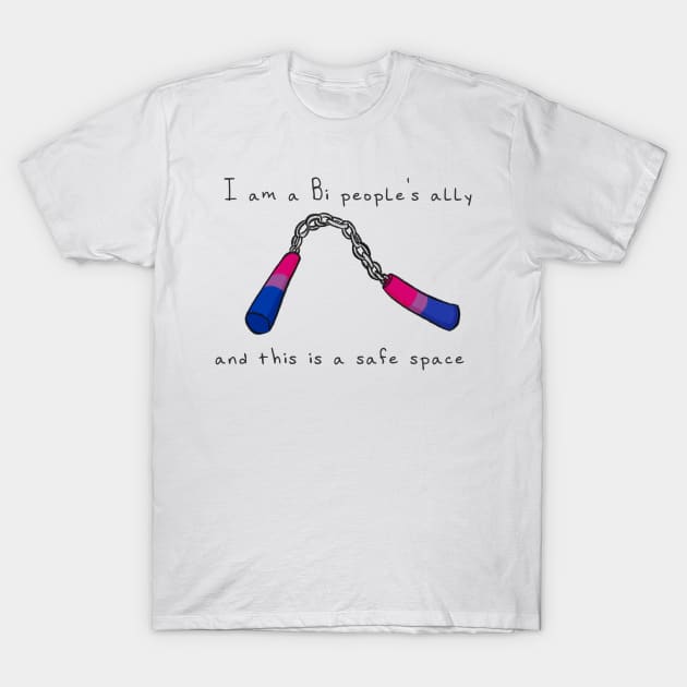 Bi People's Ally! T-Shirt by XanaNouille